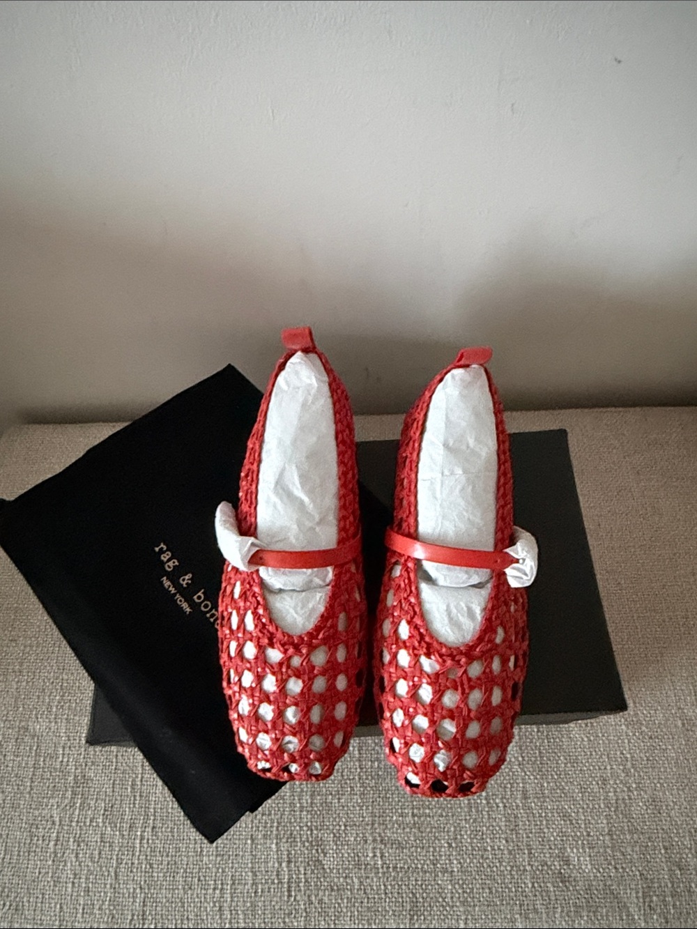 rag & bone Spire Woven Mary Janes - Picture 6 of 7